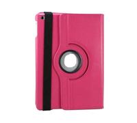 NTYHNFMIH Lanshui Accessories Lychee Pattern Protective Cover 360° Rotating Leather Case Suitable for iPad Mini 7 2024/mini6 2021 8.3 inches Universal(Rosy)