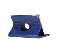 NTYHNFMIH Lanshui Accessories Lychee Pattern Protective Cover 360° Rotating Leather Case Suitable for iPad Mini 7 2024/mini6 2021 8.3 inches Universal(Bleu foncé)