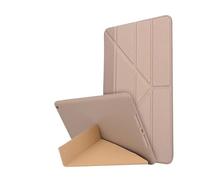 NTYHNFMIH Lanshui Accessories Y-Fold Foldable Bracket Cover, TPU Soft Silicone Shell Suitable for iPad Pro 11 inches 2024(Golden)