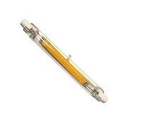 NTZTO Projecteur Halogène Super Lumineux Dimmable Led R7S Tube De Verre Cob Ampoule Céramique 78Mm 118Mm R7S Lampe De Maïs 15W 20W J78 J118 Remplacer Les Lampadas Halogènes-Blanc Froid_40 W 118 Mm