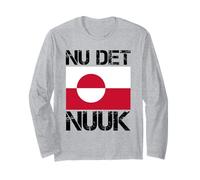 Nu det Nuuk! C'est Assez Maintenant ! Drapeau du Groenland Manche Longue