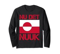 Nu det Nuuk! C'est Assez Maintenant ! Drapeau du Groenland Manche Longue