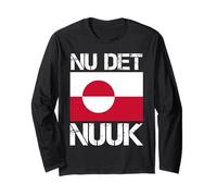 Nu det Nuuk! C'est Assez Maintenant ! Drapeau du Groenland Manche Longue