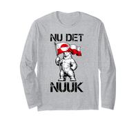 Nu det Nuuk! C'est Assez Maintenant ! Ours Polaire Drapeau Manche Longue