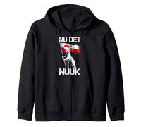 Nu det Nuuk! C'est Assez Maintenant ! Ours Polaire Drapeau Sweat à Capuche
