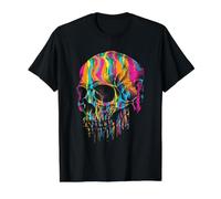 Nu Goth Crâne Occulte Japonais Sorcière Satanisme Sorcière T-Shirt Graphique avec Valeur