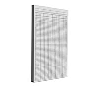 Nu Office Lot de 20 blocs d'analyse 8 colonnes A4