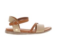 Nu-pieds Mustang Femme - Boucle à ardillon - Compensé bas - Ivoire 40