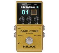 NU-X | Amp Core Pédale de guitare de studio | Simulateur d'ampli compact avec modèles de 26 ampères, 33 émulations d'armoire et IR personnalisés | Pédale multi-effets portable pour guitaristes