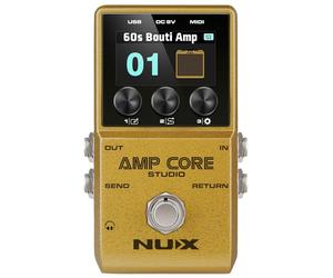 NU-X | Amp Core Pédale de guitare de studio | Simulateur d'ampli compact avec modèles de 26 ampères, 33 émulations d'armoire et IR personnalisés | Pédale multi-effets portable pour guitaristes