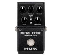 NU-X | Pédale mkII Metal Core Deluxe avec 3 modèles d'ampli à valve à gain élevé sélectionnables