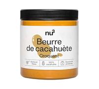 NU3 Beurre de cacahuete croquant - Le pot de 500g