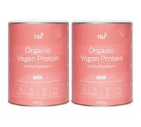 nu3 Bio Vegan Protein Shake Vanille-Framboise Poudre 2x400 g