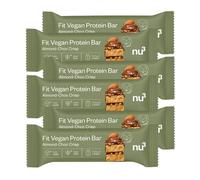 nu3 Fit Vegan Protein Bar, Almond-Choc Crisp Barre 6x50 g