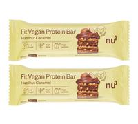 nu3 Fit Vegan Protein Bar Noisette-Caramel Barre 2x50 g
