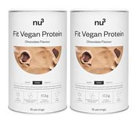 nu3 Fit Vegan Protein Saveur Chocolat Poudre 2x450 g