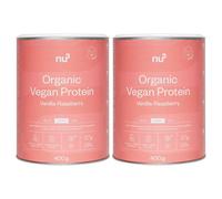 nu3 Organic Vegan Protein Shake, vanille-framboise Poudre 2x400 g