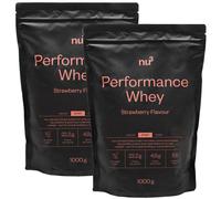 nu3 Performance Whey Fraise Poudre 2x1000 g
