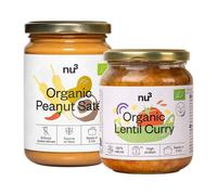 nu3 Sauce satay aux cacahuètes bio & Curry de lentilles Set(S) 1 pc(s)