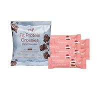 nu3 Set 6 x Fit Protein Bar, Chocolat Blanc Framboise + Crossies Set(S) 1 pc(s)