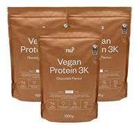 nu3 Vegan Protein 3K Shake, chocolat Poudre 3x1000 g