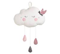 Nuage à suspendre en polyester - miss fleur de lune blanc TU