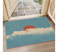 Nuage Blanc Et Soleil Tapis 60x90 cm Ciel Bleu Moquette Antiderapant à Poils Courts Tapis 3D Lavable en Machine Convient aux EntréEs Couloirs et Portes d'Entrée a-3153