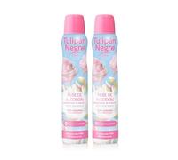 Nuage de coton de tulipe de déodorant noir 200ml, sel d'aluminium de 0%, sueur contrôlée X 2