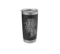 Nuage de mots Sherlock Holmes Gobelet isotherme en acier inoxydable double paroi
