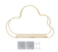 Nuage en métal en forme de montage mural suspendu organisateur maison salle de bain étagère de rangement