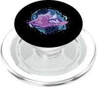 Nuages de nébuleuse et étoiles dans l'espace PopSockets PopGrip pour MagSafe