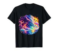 Nuages d'orage, Soleil et Arc-en-Ciel au-Dessus de l'eau T-Shirt