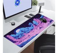 Nuages du Canyon Rose Tapis de Souris XXL 700x300x3 mm Grand Tapis de Souris Gaming, Base en Caoutchouc antidérapante,Extended Clavier Mousepad pour Maison/Bureau/Gamer