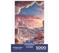 Nuages Magiques Puzzles 1000 Pièces Jeu De Défi Jouet Adultes Et Plus De 12 Ans Carrousel Puzzle Plaisir De Famille Défi ÉduChatif Jeu Créatif Cadeau Décoration Maison 38x26cm/1000pcs