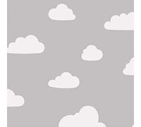 Nuages Papier Peint Gris / Blanc Monde du Papier Peint A618 CAO 3