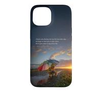 Nuages sur Le Ciel du Soir - Art représentant Gentle and Hope on a pluvieux Day Coque pour iPhone 15