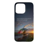 Nuages sur Le Ciel du Soir - Art représentant Gentle and Hope on a pluvieux Day Coque pour iPhone 15 Pro Max