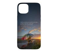 Nuages sur Le Ciel du Soir - Art représentant Gentle and Hope on a pluvieux Day Coque pour iPhone 15 Plus