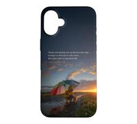 Nuages sur Le Ciel du Soir - Art représentant Gentle and Hope on a pluvieux Day Coque pour iPhone 16 Plus