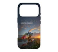 Nuages sur Le Ciel du Soir - Art représentant Gentle and Hope on a pluvieux Day Coque pour iPhone 17 Pro
