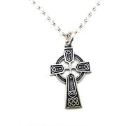 Nuala Art K457-50cm Pendentif croix celtique en argent sterling 925 30 x 20 mm avec boîte cadeau (K457-50cm) 30 mm x 20 mm Argent sterling Améthyste synthétique
