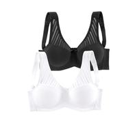 NUANCE Soutien-gorge noir / blanc, Taille 90