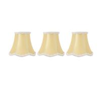 Nuances de lustre 6pcs, barre festonée à lampe à lampe à lampe de lampe de la lampe de remplacement des lampes de lampes pour lampes de table, lumière au sol, clip de bulbe E14 ON