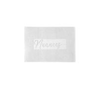 NUANCES-Tapis de bain coloris blanc 100% coton biologique Nuances - 50 x 70 cm