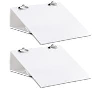 Nuanchu Lot de 2 grands tableaux inclinés pliables pour l'écriture, 35,6 x 30,5 cm, grand porte-bloc incliné réglable, surface inclinée pour améliorer la lisibilité de l'écriture, l'endurance pour la