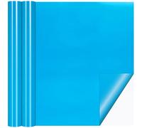 Nuanchu Rustine autocollante en Vinyle pour Piscine - en PVC - Rectangulaire - pour réparation de Piscine - Bateaux gonflables - 30,5 x 180,3 cm - Bleu uni