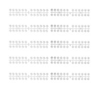 Nuancier de Manucure 240 Pièces en Plastique pour Vernis Gel | Cartes de Couleurs D'affichage, Lot de 2 Ensembles, Ruban Adhésif Double Face Inclus, Usage Salon et Collège