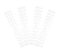 Nuancier de Manucure en Silicone à Points, 5 Ensembles Transparents | Gel Polish et Pigments Nail Art, Entraînement Salon, Repérage Facile des Teintes, Usage DIY