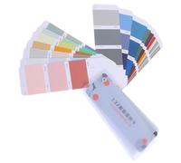 Nuancier de Peinture 132 Couleurs pour Façades Architecturales et Murs | Carton et Plastique, Tons Argentés, Métallisés et Nacrés, Comparaison en Extérieur, Conforme aux Normes Nationales