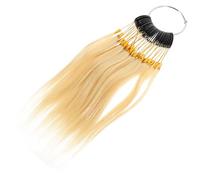 Nuancier de Test de Coloration Capillaire 30 Pièces en Cheveux Humains | Comparaison des Teintes, Toucher Confortable, pour Consultation Client et Coiffure en Salon, Aide à Colorer